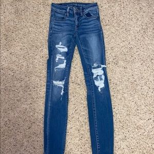 american eagle jeans w rips